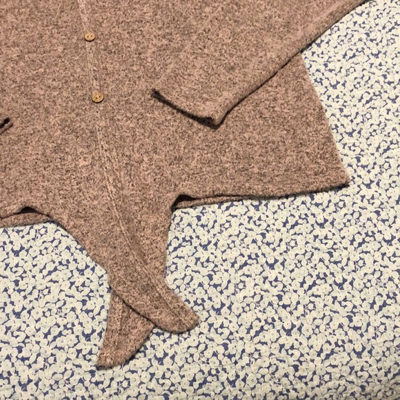 Paper Crane Pink and Gray Marbled Lightweight Sweater Size: S - Picture 2 of 5